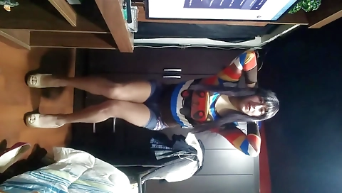 Sexy shemale fucks her boyfriend in her favorite position