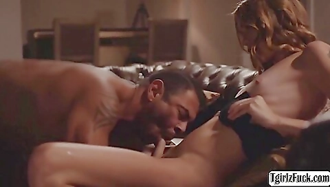 Horny porn movie featuring a stepdaddy with huge tits