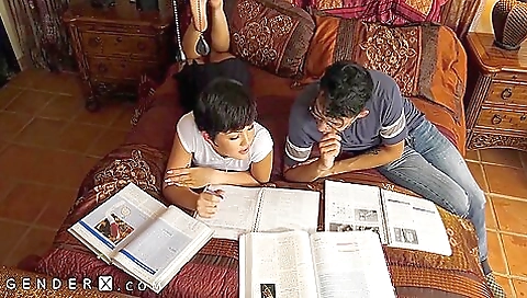 Asian babe 18+ seduces her stepbrother for the first time