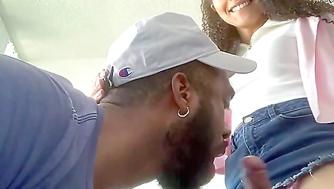 Ebony girl in her black stockings has a big pussy fucked