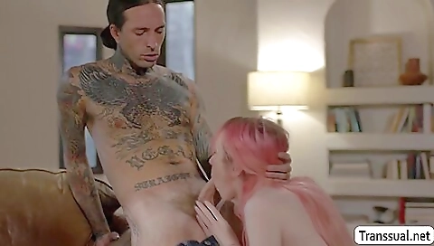 Big-titted step fantasy babe gets fucked in her tight pussy