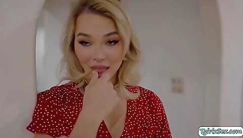 50+ years old blonde babe with a nice booty and ass in her 50+ years